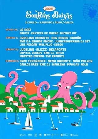 Festival SonRías Baixas (2026) en Bueu