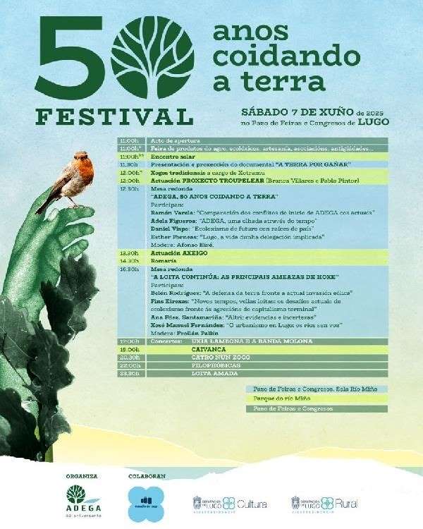 Festival 50 Aniversario Adega (2025) en Lugo
