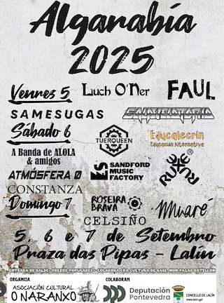 Fechas, información, programa, cartel, imágenes, mapa y ubicación de Festival Algarabía  en  Lalín