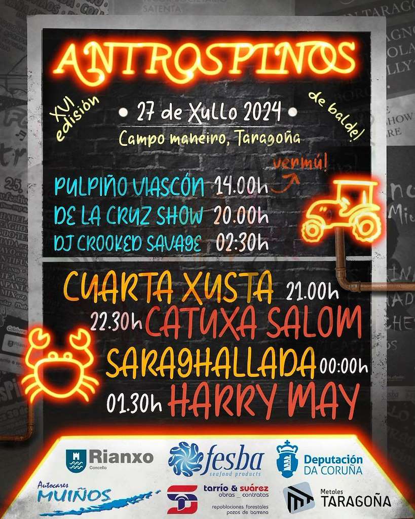XVI Festival Antros Pinos en Rianxo