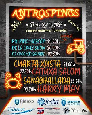 Fechas, información, programa, cartel, imágenes, mapa y ubicación de XVI Festival Antros Pinos  en  Rianxo