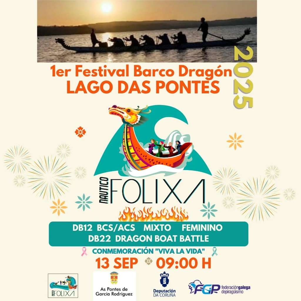 I Festival Barco Dragón en As Pontes de García Rodríguez