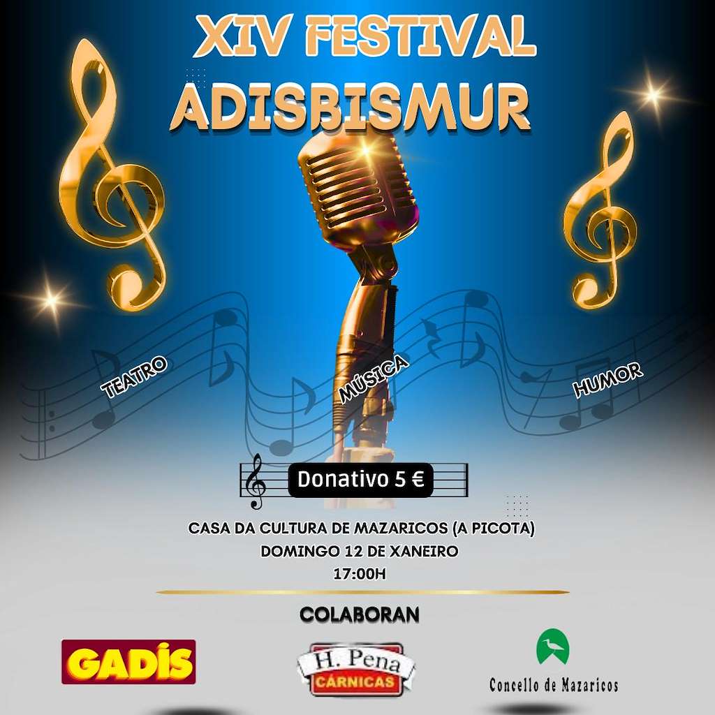 XIV Festival Benéfico Adisbismur en Mazaricos