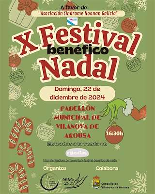 Fechas, información, programa, cartel, imágenes, mapa y ubicación de XI Festival Benéfico de Nadal Ximnasia Rítmica Grand Jete (2025)  en  Vilanova de Arousa