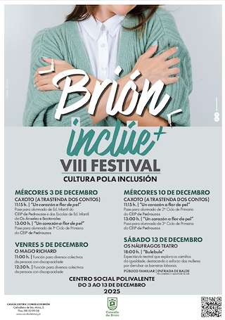 Fechas, información, programa, cartel, imágenes, mapa y ubicación de VIII Festival Brión Inclúe (2025)