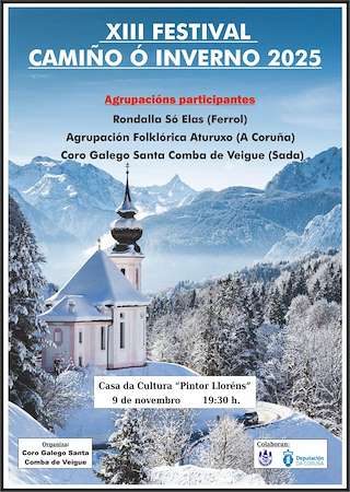 Fechas, información, programa, cartel, imágenes, mapa y ubicación de XIII Festival Camiño ó Inverno (2025) en Sada