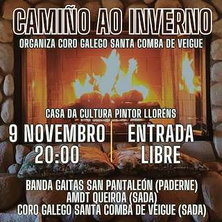 Fechas, información, programa, cartel, imágenes, mapa y ubicación de XIII Festival Camiño ó Inverno (2025)  en  Sada