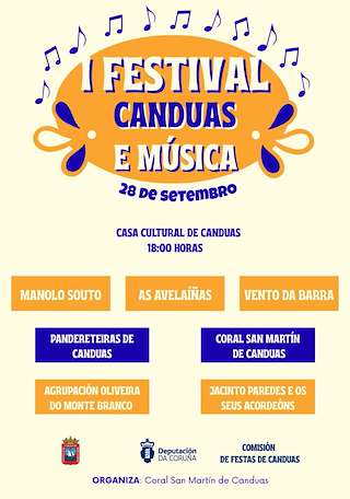 Fechas, información, programa, cartel, imágenes, mapa y ubicación de I Festival Canduas e Música  en  Cabana de Bergantiños
