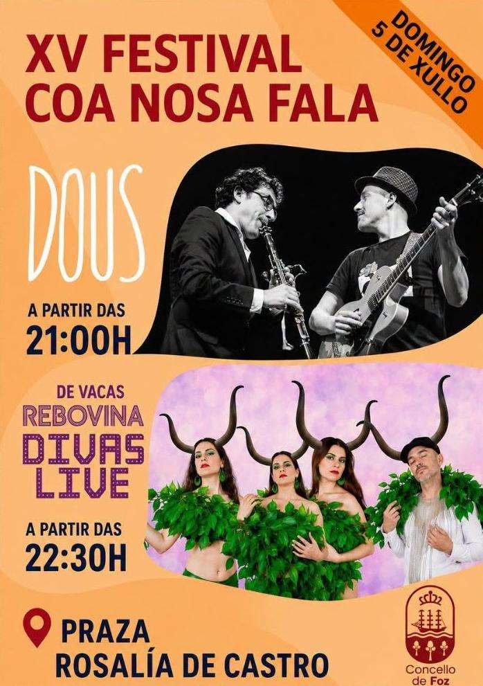 XV Festival Coa Nosa Fala (2026) en Foz