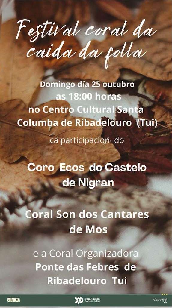 Festival Coral da Caída da Folla (2026) en Tui