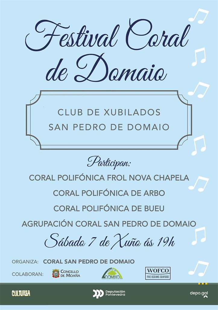 
Festival Coral de Domaio (2025) en Moaña