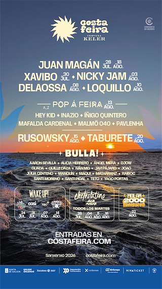 Fechas, información, programa, cartel, imágenes, mapa y ubicación de Festival Costa Feira (2026) en Sanxenxo