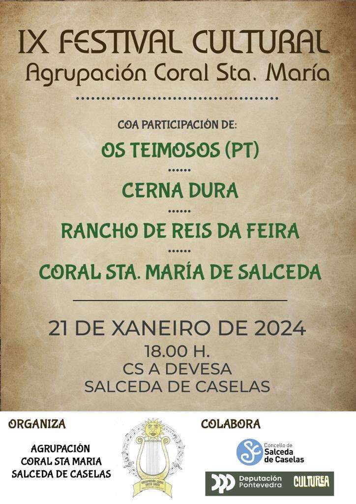 IX Festival Cultural Coral Santa María de Salceda