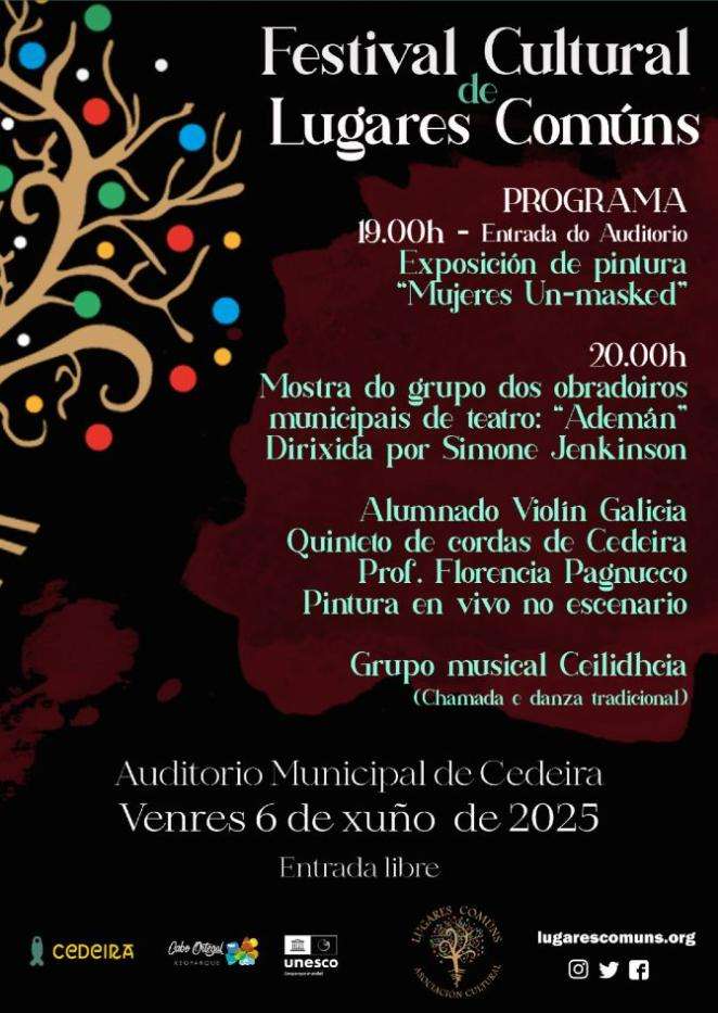 Festival Cultural de Lugares Comúns (2025) en Cedeira