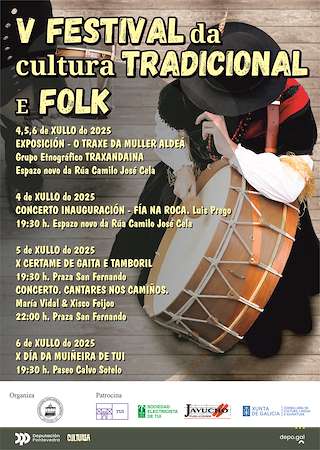 Fechas, información, programa, cartel, imágenes, mapa y ubicación de V Festival da Cultura Tradicional e Folk  en  Tui
