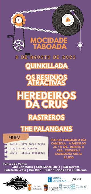 Fechas, información, programa, cartel, imágenes, mapa y ubicación de Festival da Mocidade  en  Taboada