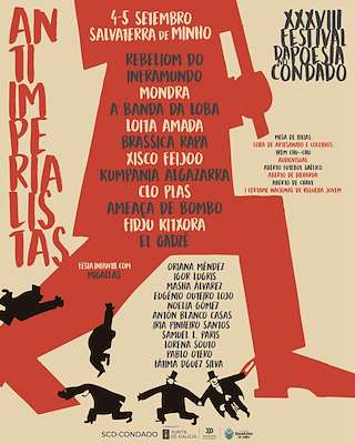Fechas, información, programa, cartel, imágenes, mapa y ubicación de XXXVIII Festival da Poesía no Condado (2026) en Salvaterra do Miño