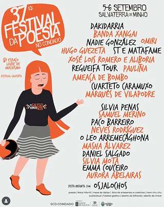 Fechas, información, programa, cartel, imágenes, mapa y ubicación de XXXVII Festival da Poesía no Condado  en  Salvaterra do Miño