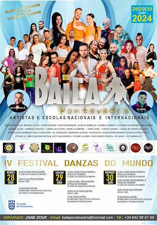 Fechas, información, programa, cartel, imágenes, mapa y ubicación de V Festival Danzas do Mundo  en  Pontevedra