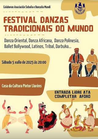 Fechas, información, programa, cartel, imágenes, mapa y ubicación de Festival Danzas Tradicionais do Mundo  en  Sada