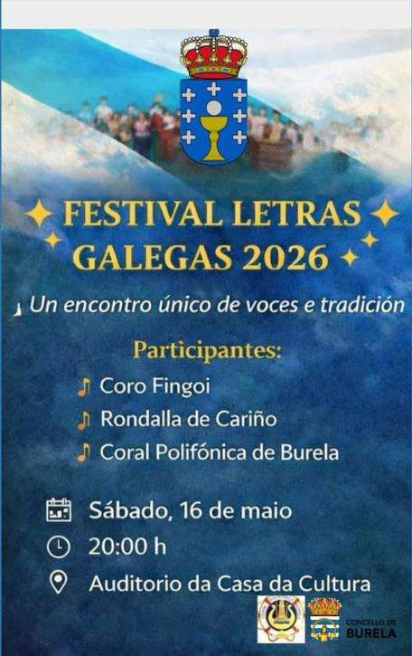 Festival das Letras Galegas (2026) en Burela