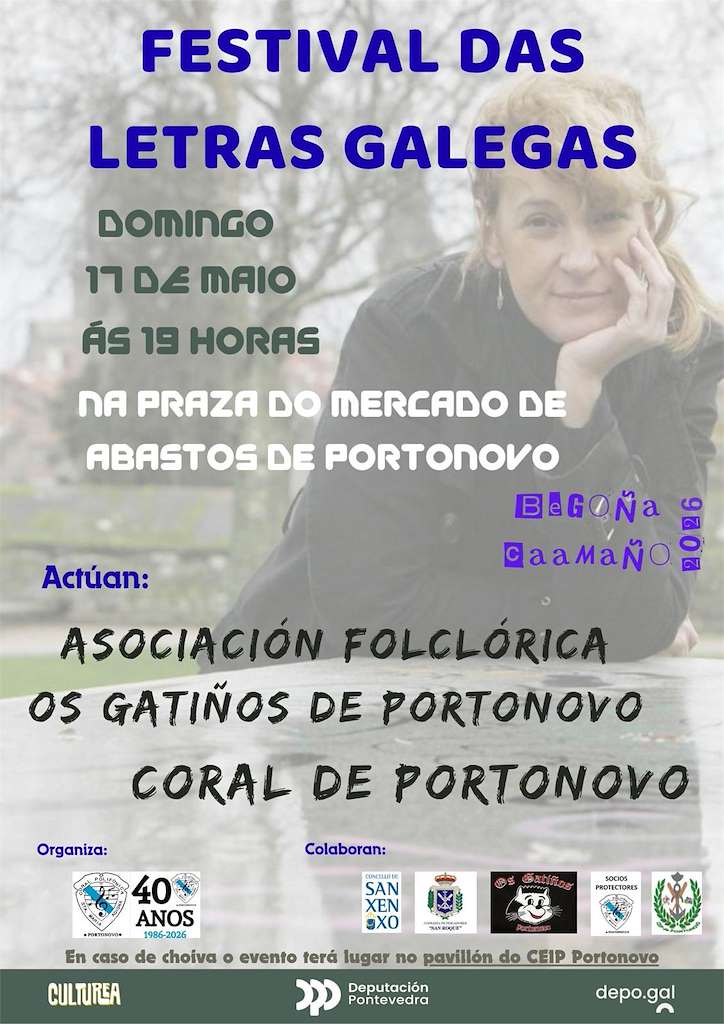 Festival das Letras Galegas de Portonovo (2026) en Sanxenxo