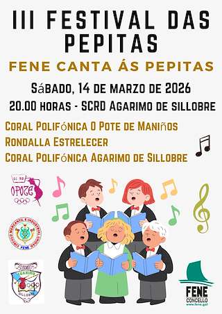 Fechas, información, programa, cartel, imágenes, mapa y ubicación de III Festival das Pepitas (2026)  en  Fene