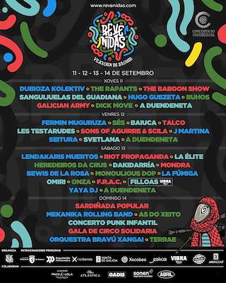 Fechas, información, programa, cartel, imágenes, mapa y ubicación de Festival das Revenidas  en  Vilagarcía de Arousa
