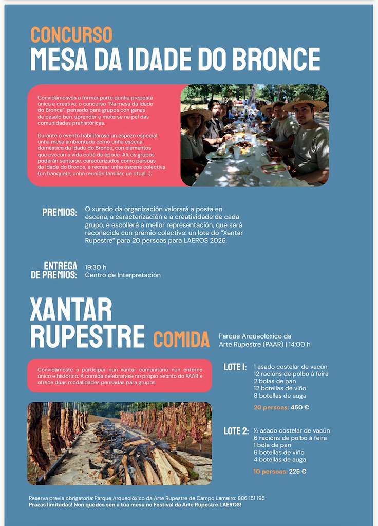 Festival de Arte Rupestre Laeros en O Campo Lameiro