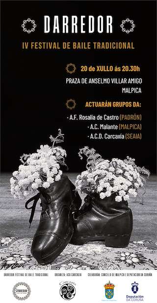 Fechas, información, programa, cartel, imágenes, mapa y ubicación de IV Festival de Baile Tradicional Darredor  en  Malpica de Bergantiños