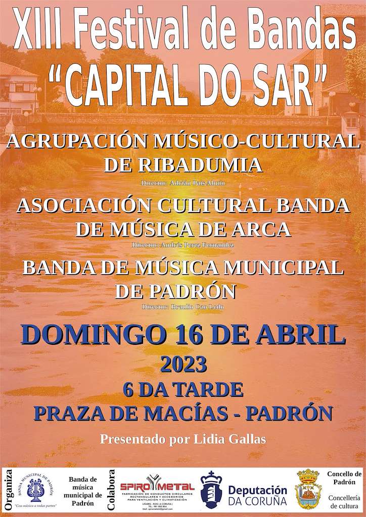 XIII Festival de Bandas Capital do Sar en Padrón