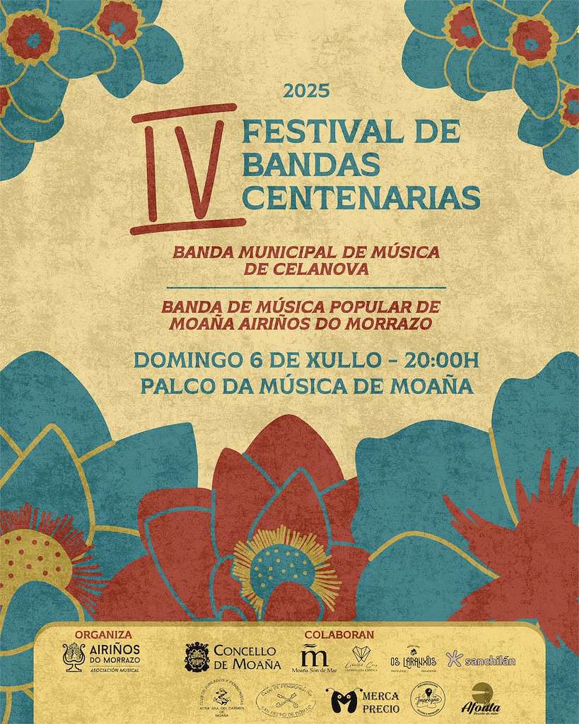 IV Festival de Bandas Centenarias (2025) en Moaña