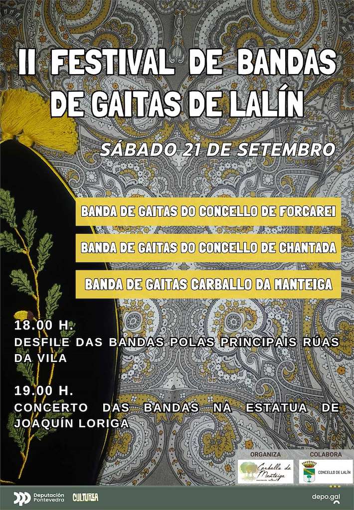 I Festival de Bandas de Gaitas en Lalín