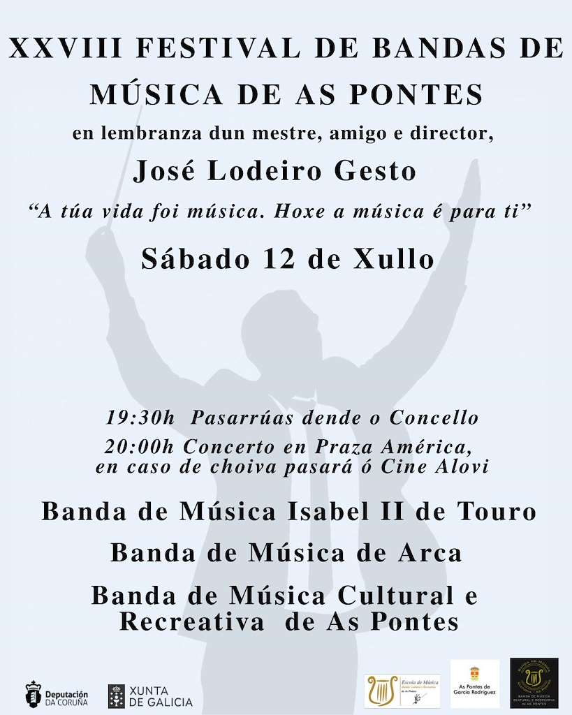 XXVIII Festival de Bandas de Música en As Pontes de García Rodríguez