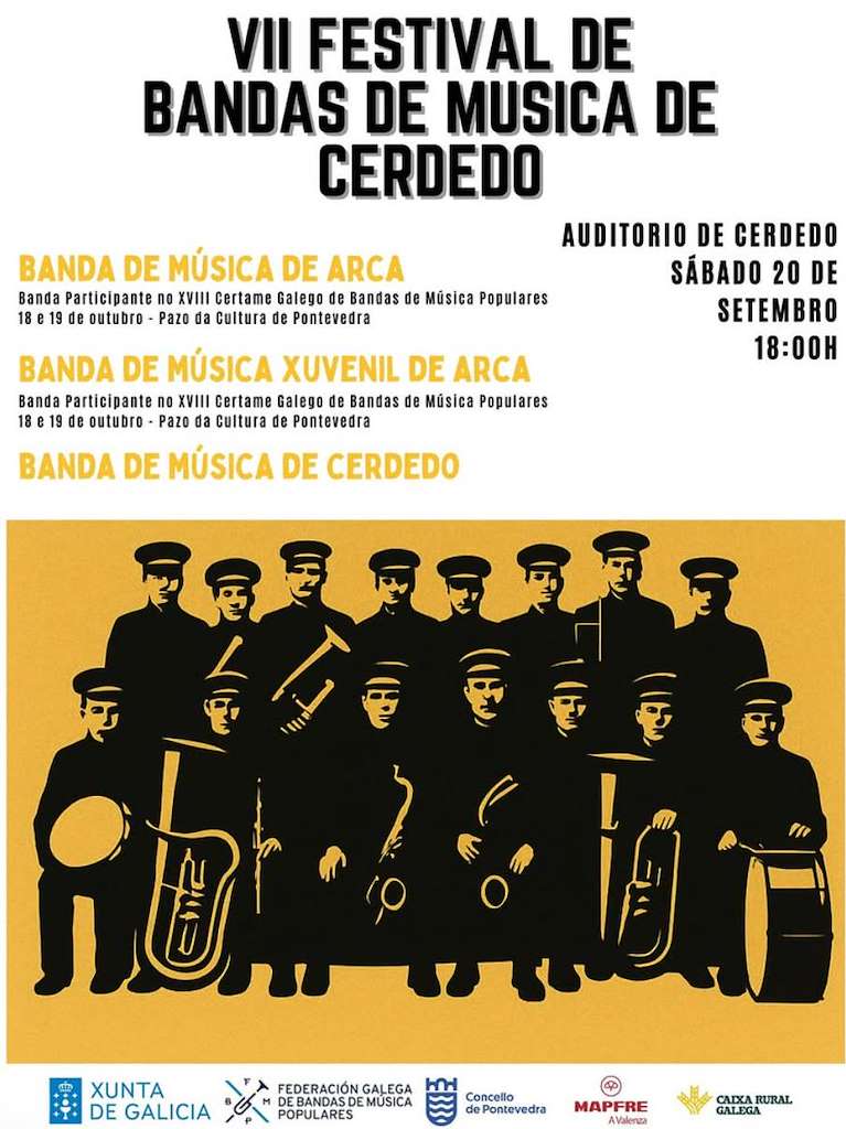VIII Festival de Bandas de Música de Arca (2026) en Cerdedo Cotobade