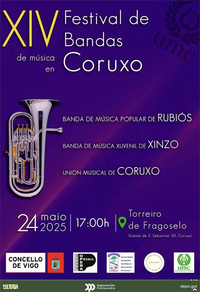 XIV Festival de Bandas de Música de Coruxo (2025) en Vigo