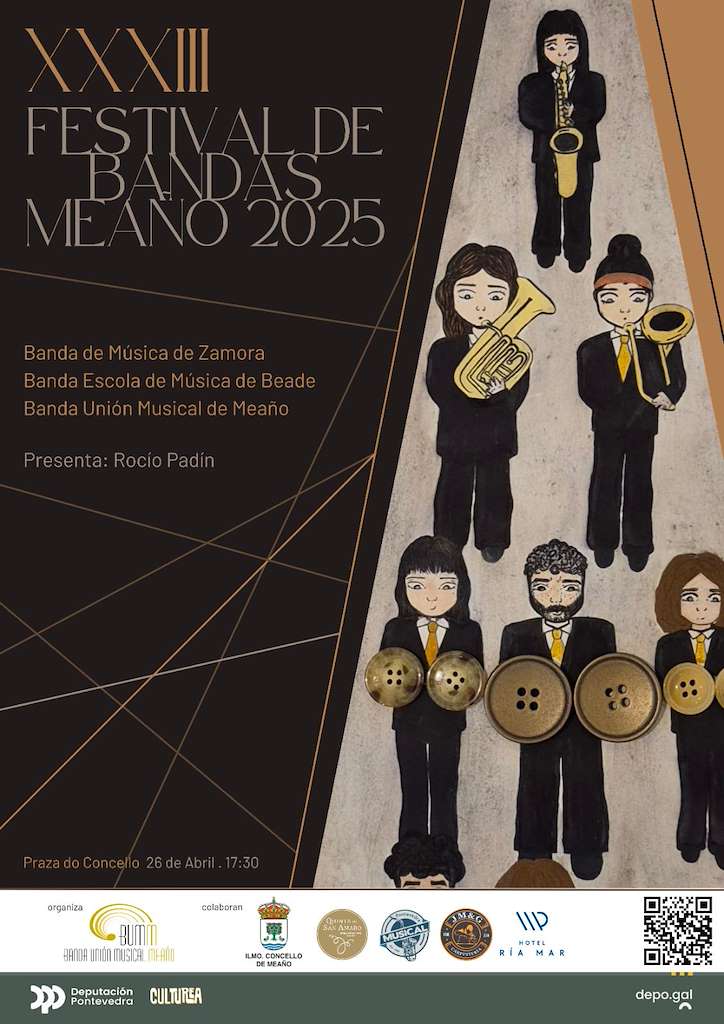 XXXIII Festival de Bandas de Música (2025) en Meaño