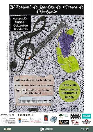 Fechas, información, programa, cartel, imágenes, mapa y ubicación de IV Festival de Bandas de Música  en  Ribadumia