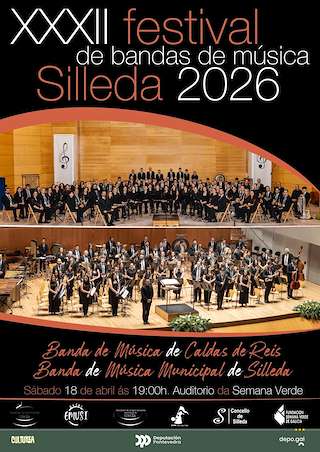 Fechas, información, programa, cartel, imágenes, mapa y ubicación de XXXII Festival de Bandas de Música (2026) en Silleda