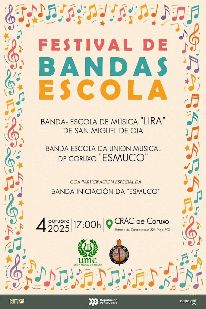 Festival de Bandas Escola de Coruxo (2025) en Vigo