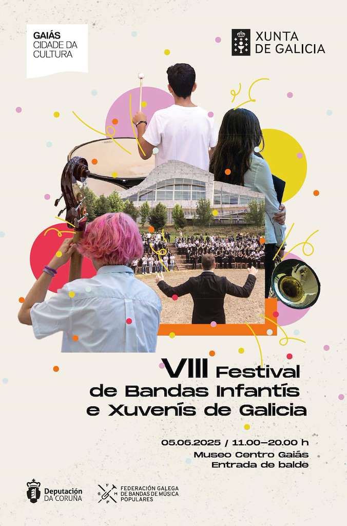 VIII Festival de Bandas Infantís e Xuvenís de Galicia (2025) en Santiago de Compostela