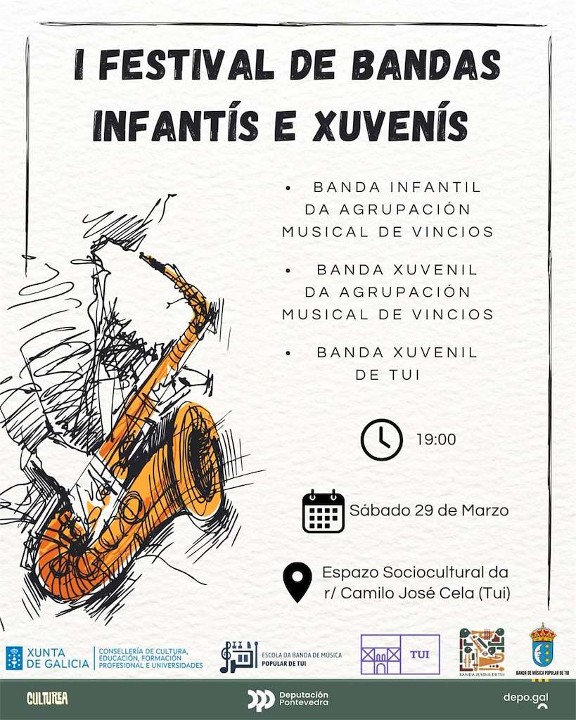 I Festival de Bandas Infantís e Xuvenís en Tui