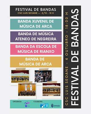 Fechas, información, programa, cartel, imágenes, mapa y ubicación de Festival de Bandas  en  O Pino