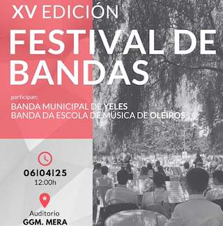 Fechas, información, programa, cartel, imágenes, mapa y ubicación de XV Festival de Bandas  en  Oleiros