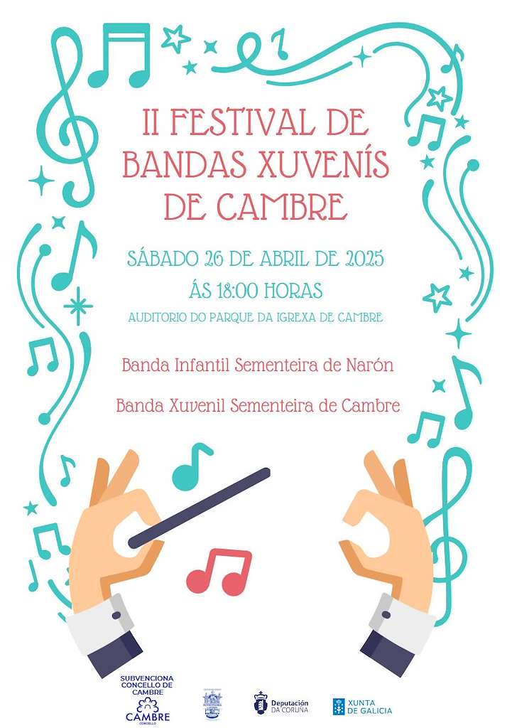 II Festival de Bandas Xuvenís  (2025) en Cambre