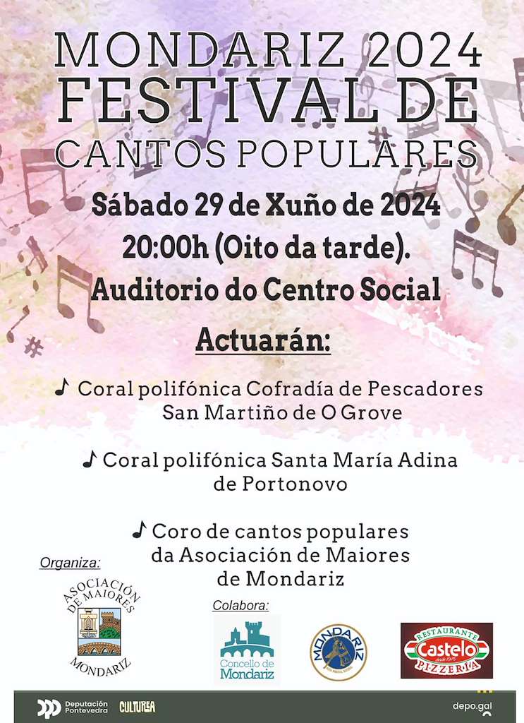 Festival de Cantos Populares (2024) en Mondariz