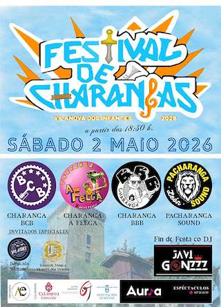 Fechas, información, programa, cartel, imágenes, mapa y ubicación de Festival de Charangas de Vilanova dos Infantes (2026)  en  Celanova