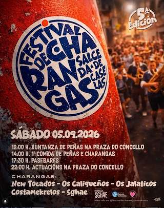 Fechas, información, programa, cartel, imágenes, mapa y ubicación de V Festival de Charangas  (2026) en Salceda de Caselas