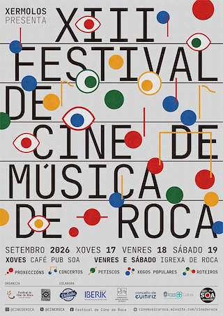 Fechas, información, programa, cartel, imágenes, mapa y ubicación de XIII Festival de Cine de Roca (2026) en Guitiriz