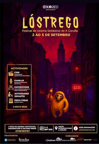 Fechas, información, programa, cartel, imágenes, mapa y ubicación de Festival de Cine Fantástico Lóstrego (2026) en A Coruña